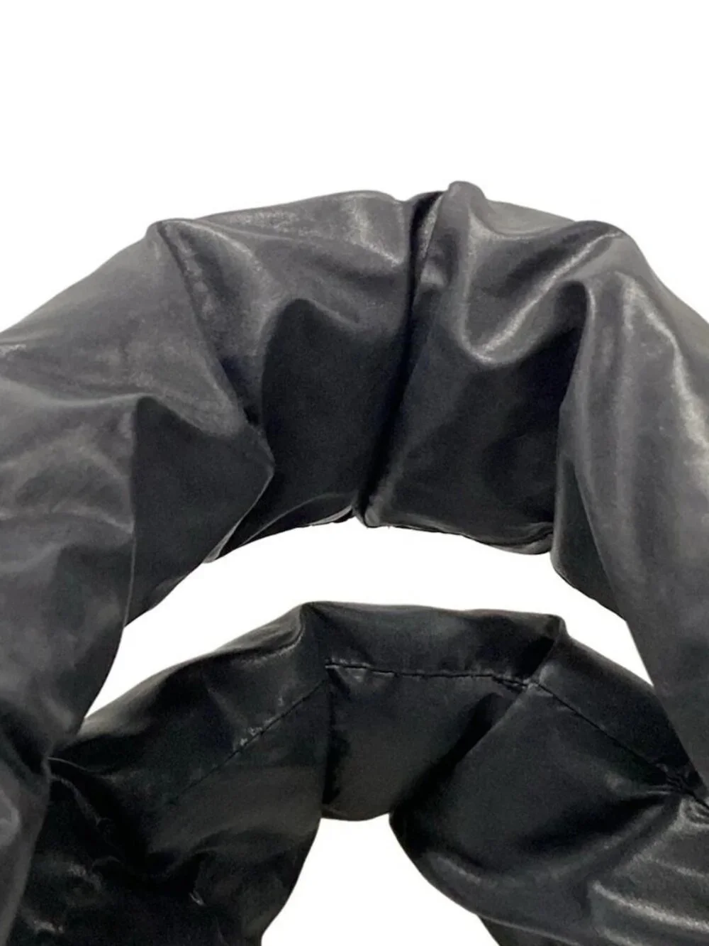 CHANEL Coco Cocoon PM Black Nylon Leather Tote Bag